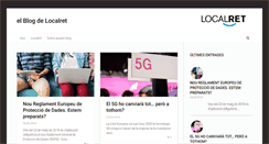 Desktop Screenshot of bloc.localret.cat